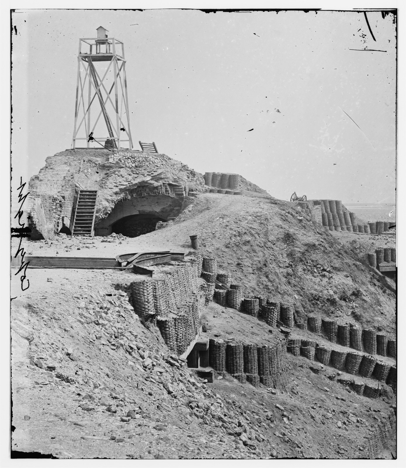 The Beacon on the Parapet, original black and white