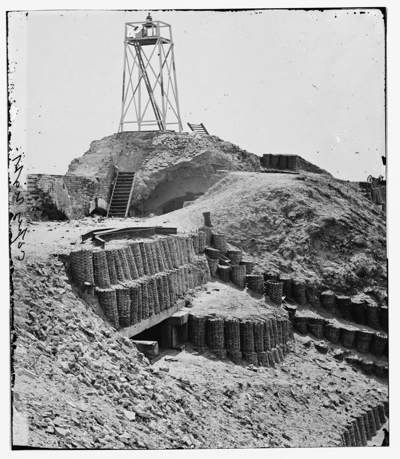 The Beacon on the Parapet (second view), original black and white