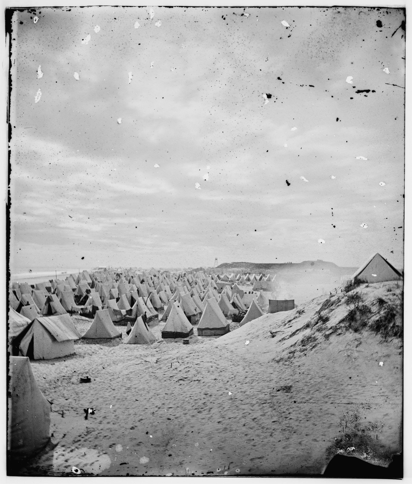 The Tents Inside the Fort