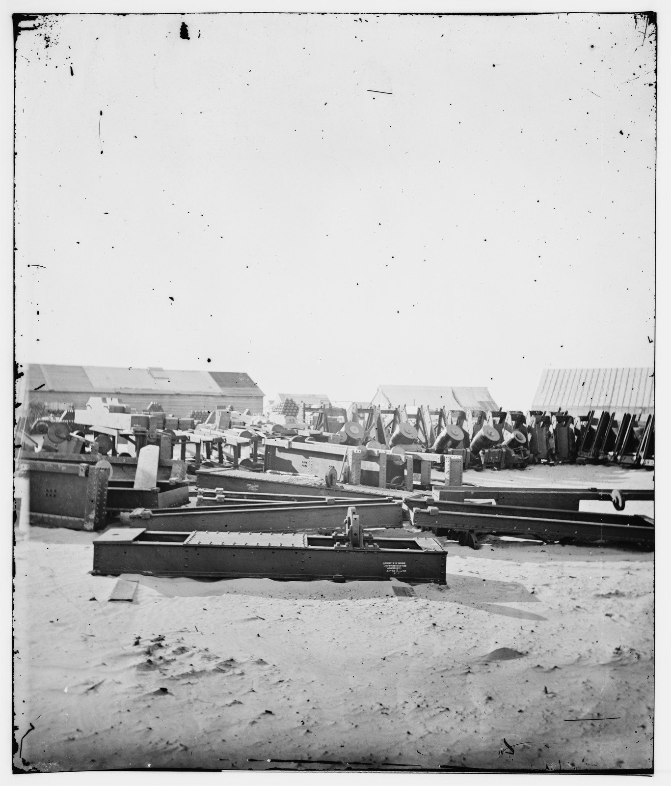 Carriages at the Ordnance Depot