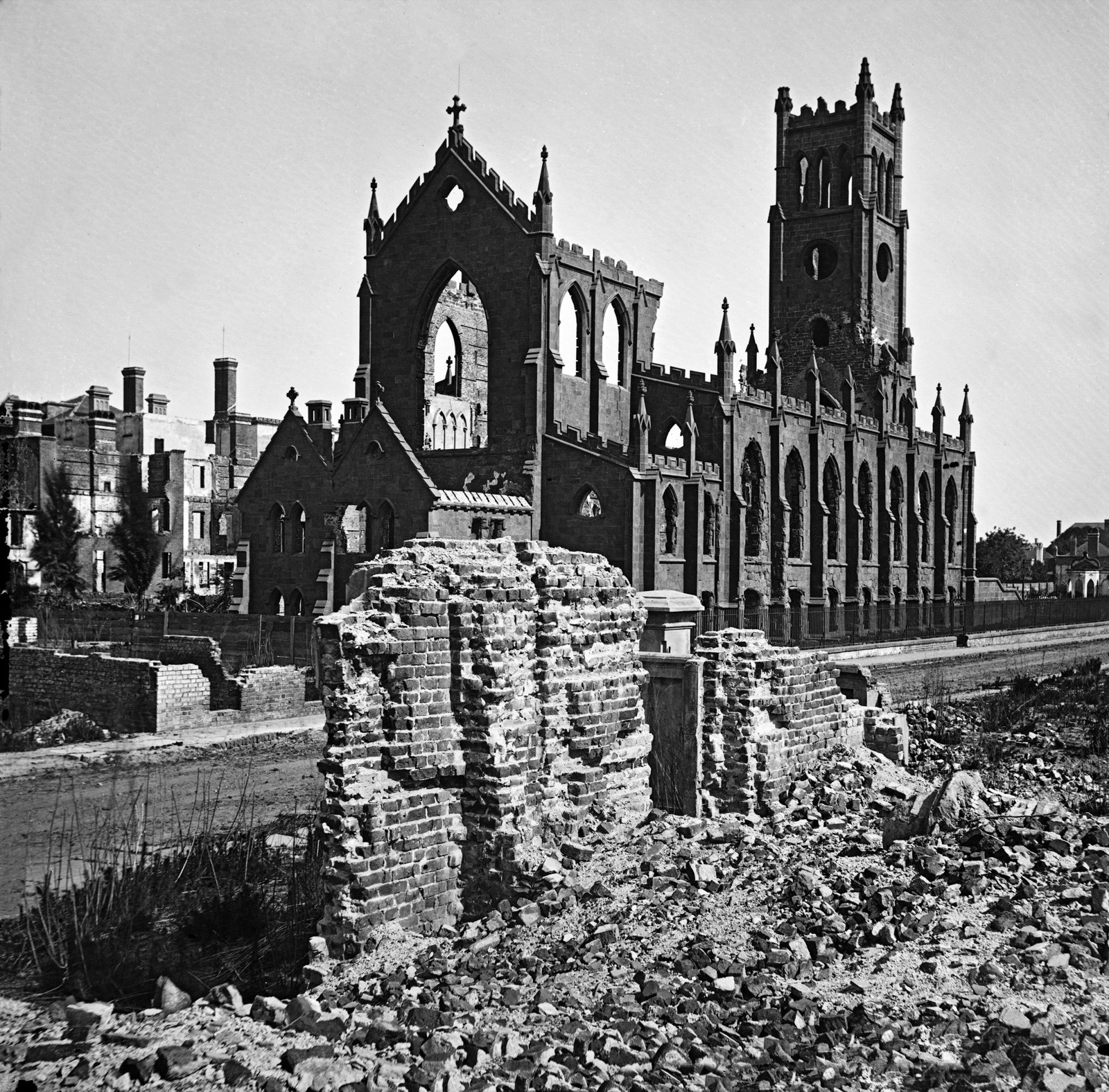 Cathedral of St. John and St. Finbar, original black and white