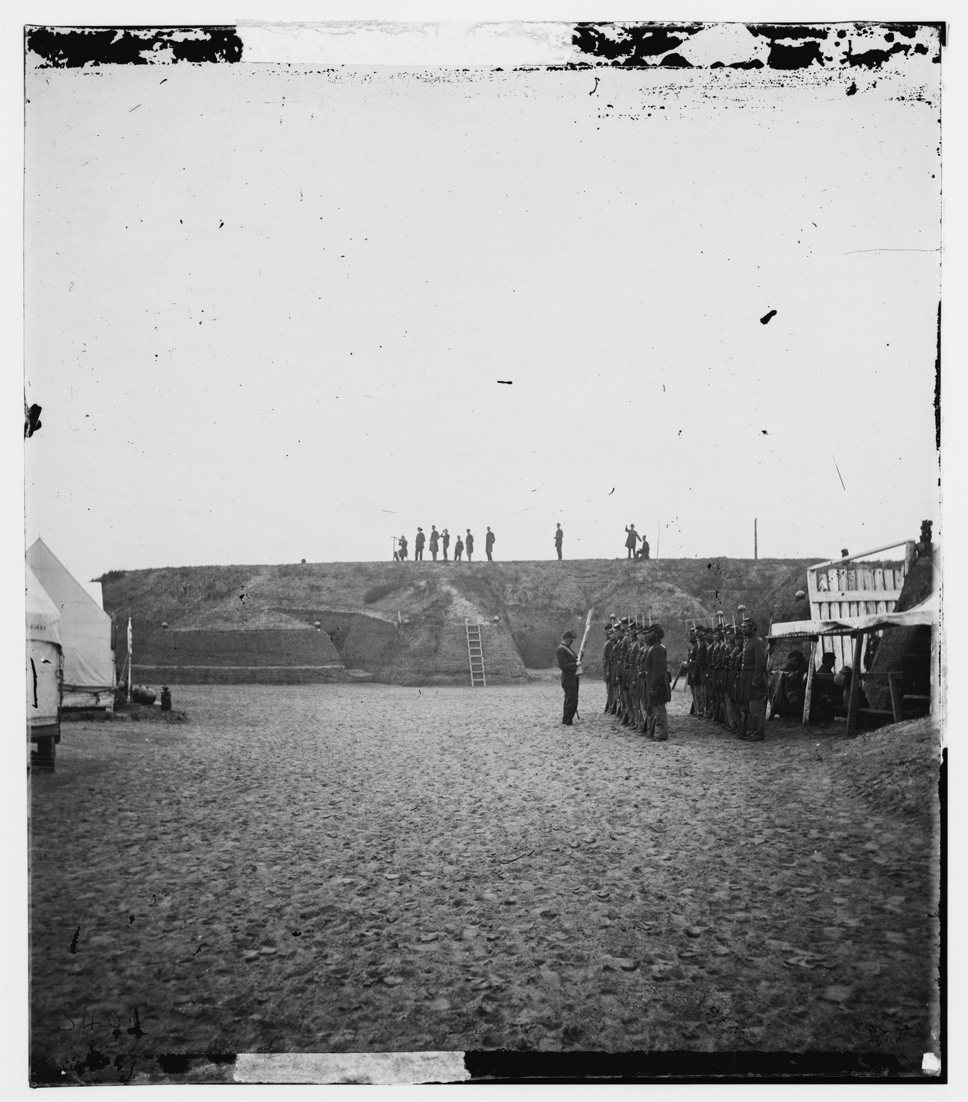 Mounting Guard at Fort Wagner