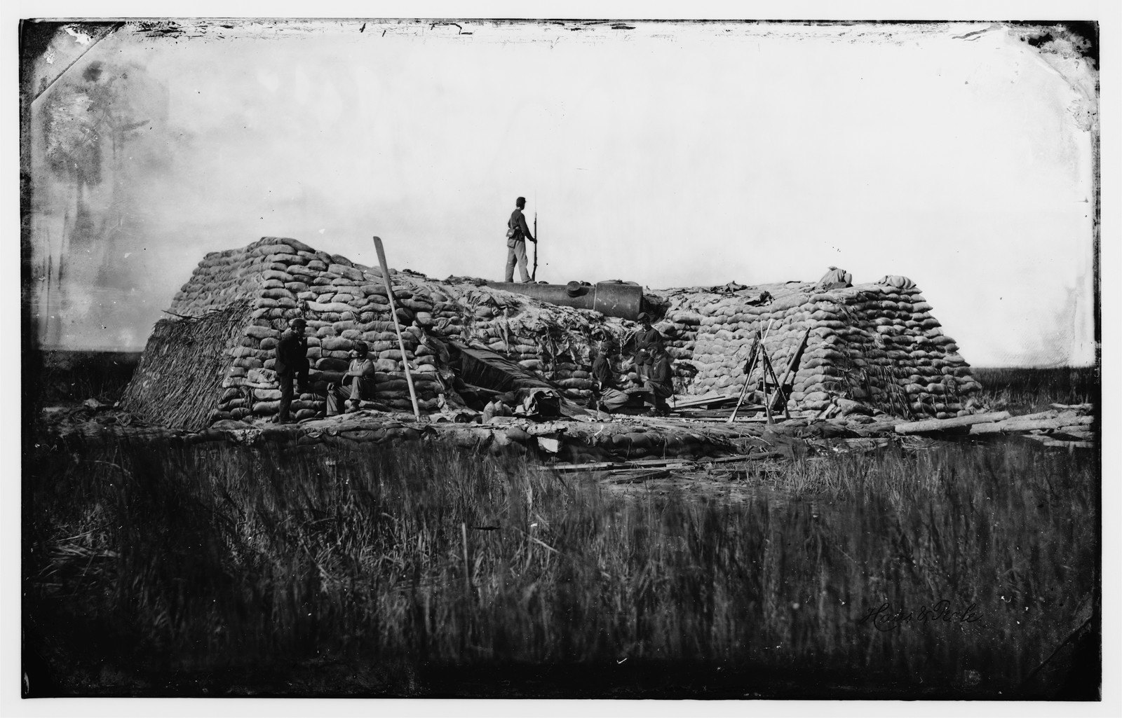 The Marsh Battery After the Burst