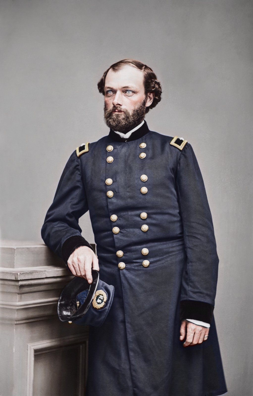 Quincy Adams Gillmore, colorized