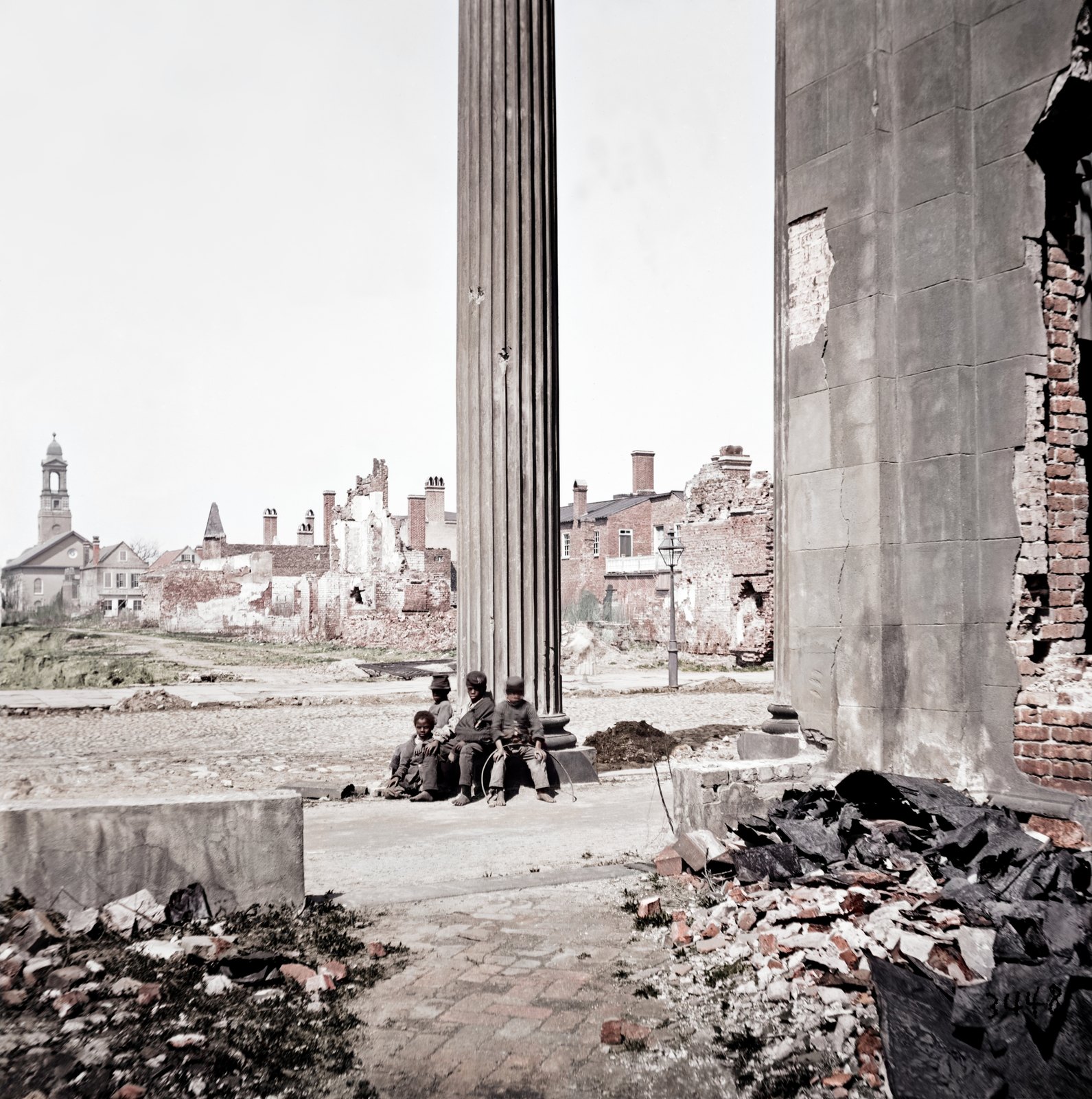 Ruined Buildings from Circular Church