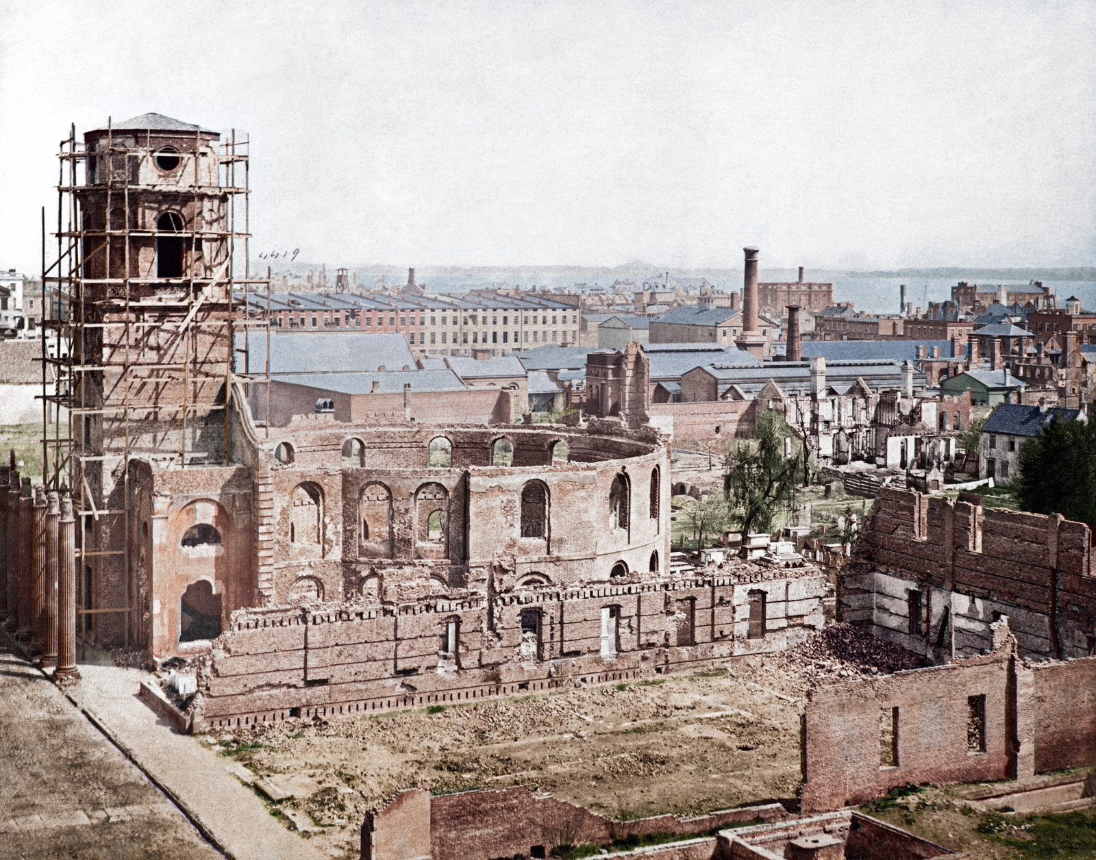 The Circular Church, colorized